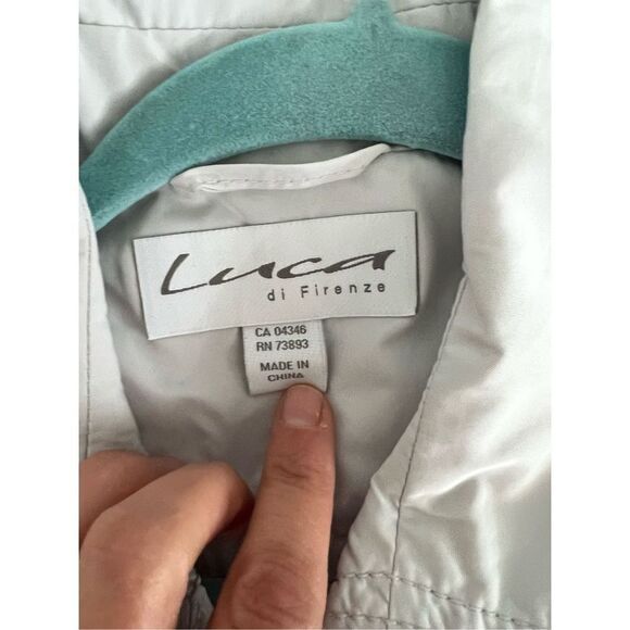 Luca Di Forenze beige polyester lightweight blazer  S - Picture 2 of 4